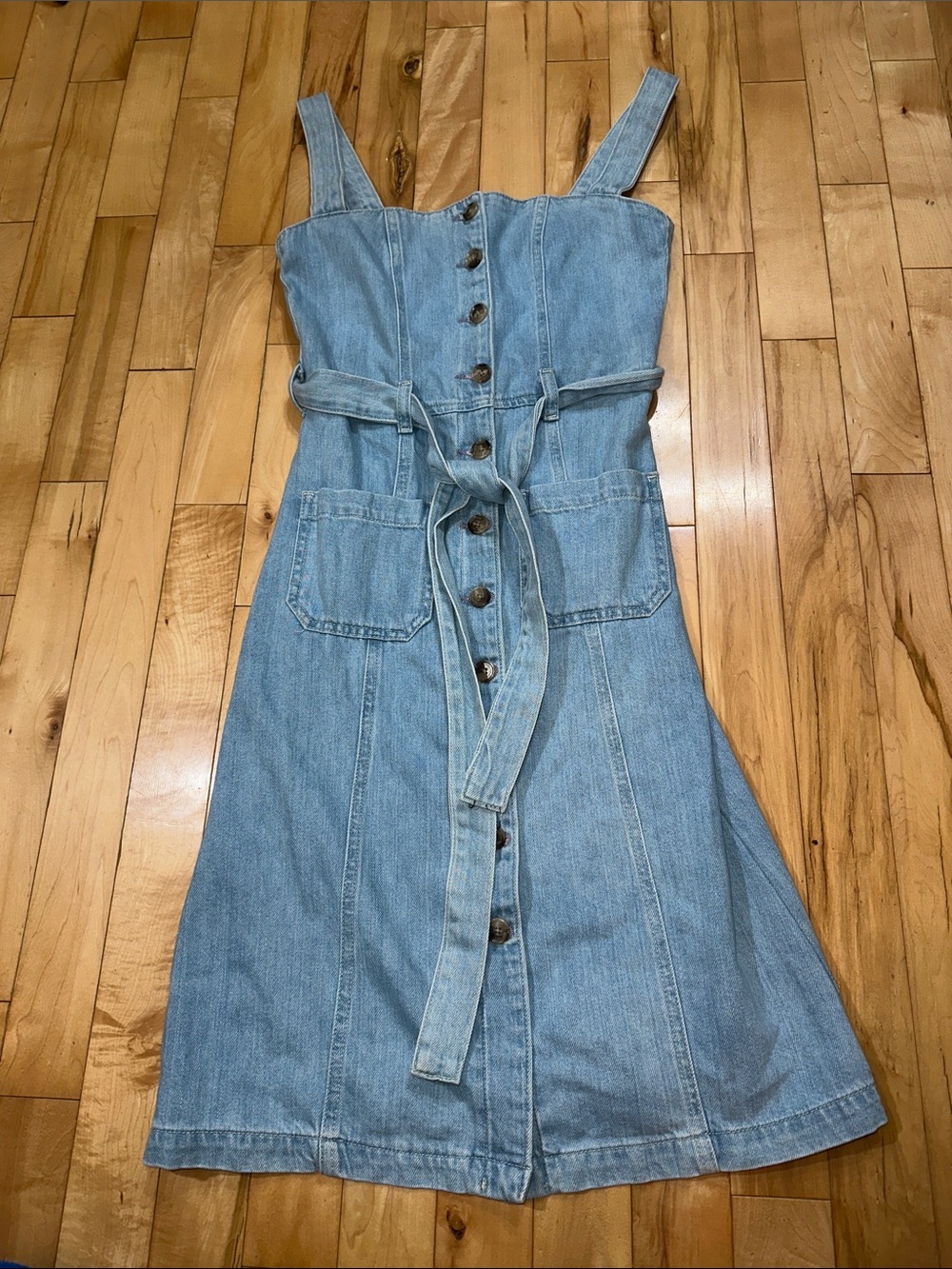 Reformation Farrah Denim Mini Dress